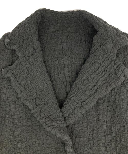 me ISSEY MIYAKE（ミーイッセイ ミヤケ）me ISSEY MIYAKE (ミーイッセイ ミヤケ) カリフラワージャケット ブラック サイズ:表記無の古着・服飾アイテム