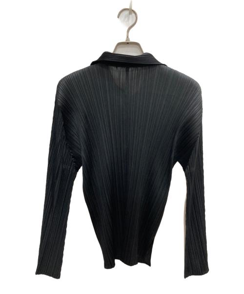 PLEATS PLEASE（プリーツプリーズ）PLEATS PLEASE (プリーツプリーズ) プリーツシャツ ブラック サイズ:3の古着・服飾アイテム