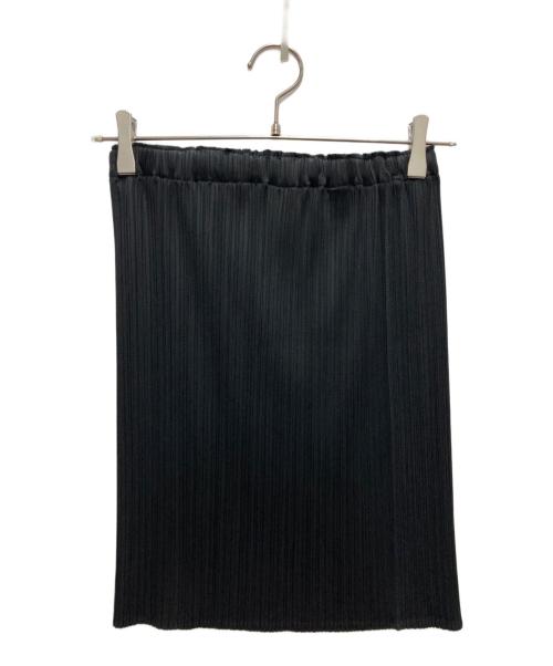PLEATS PLEASE（プリーツプリーズ）PLEATS PLEASE (プリーツプリーズ) プリーツミディスカート ブラック サイズ:2の古着・服飾アイテム