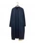 theory（セオリー）の古着「HARBOR TWILL RUCHED TRENCH コート/ハーバーツイル ルーシュド トレンチ」｜ネイビー