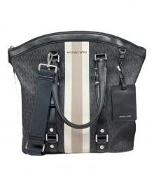 MICHAEL KORS（マイケル・コース）の古着「BEDFORD TRAVEL DOME TOTE/ベッドフォード トラベル ドームトート」｜ブラック