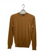 ERMENEGILDO ZEGNAエルメネジルド・ゼニア）の古着「カシミヤブレンドクルーネックニット」｜ブラウン