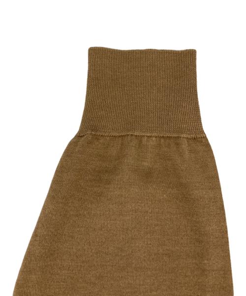 ERMENEGILDO ZEGNA（エルメネジルド・ゼニア）ERMENEGILDO ZEGNA (エルメネジルド・ゼニア) カシミヤブレンドニット ベージュ サイズ:46の古着・服飾アイテム