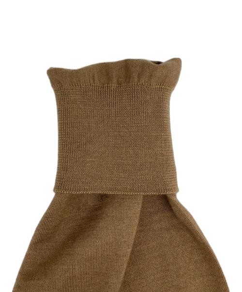 ERMENEGILDO ZEGNA（エルメネジルド・ゼニア）ERMENEGILDO ZEGNA (エルメネジルド・ゼニア) カシミヤブレンドニット ベージュ サイズ:46の古着・服飾アイテム