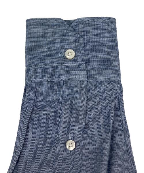 ERMENEGILDO ZEGNA（エルメネジルド・ゼニア）ERMENEGILDO ZEGNA (エルメネジルド・ゼニア) 長袖シャツ ブルー サイズ:38の古着・服飾アイテム