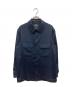 ZEGNA（ゼニア）の古着「カシミヤシャツ」｜ネイビー