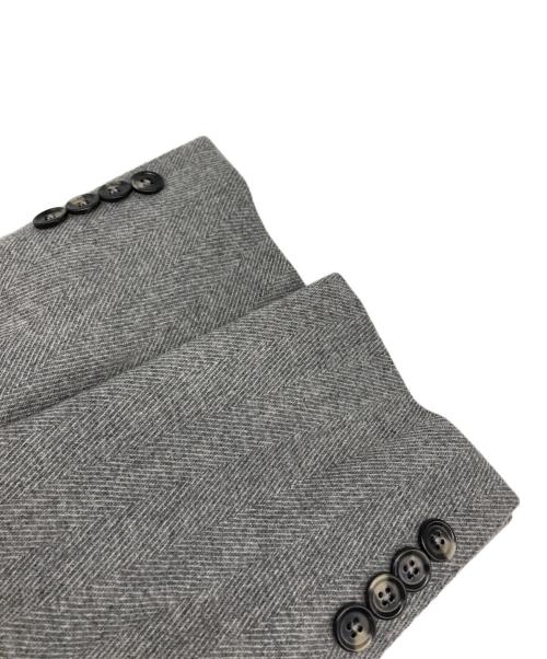 ERMENEGILDO ZEGNA（エルメネジルド・ゼニア）ERMENEGILDO ZEGNA (エルメネジルド・ゼニア) カシミヤブレンド2Bジャケット グレー サイズ:44の古着・服飾アイテム