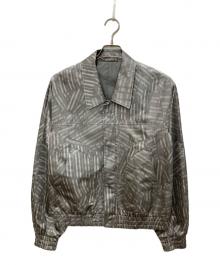 ERMENEGILDO ZEGNA（エルメネジルド・ゼニア）の古着「総柄ジャケット」｜グレー