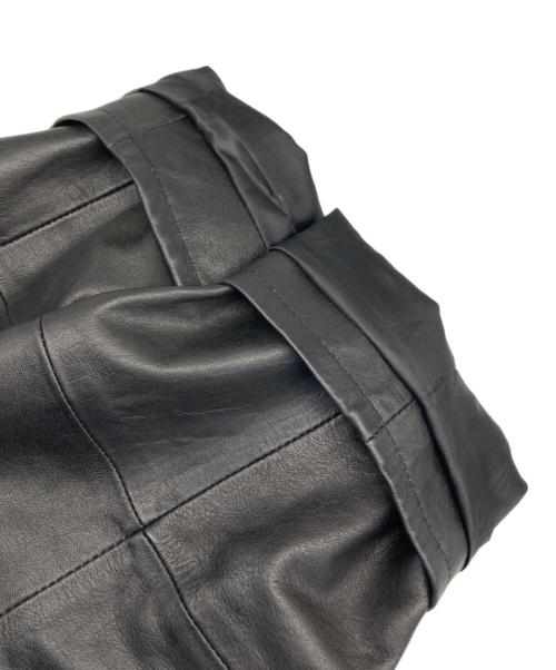 CCU LEATHER（シーシーユーレザー）CCU LEATHER (シーシーユーレザー) レザーテーラードジャケット ブラック サイズ:１の古着・服飾アイテム