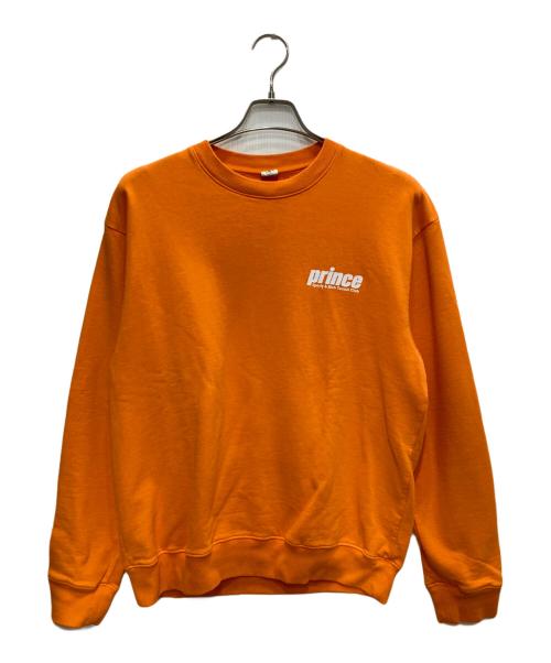 Sporty & Rich（スポーティーアンドリッチ）Sporty & Rich (スポーティーアンドリッチ) ロゴスウェット オレンジ サイズ:Ｓの古着・服飾アイテム