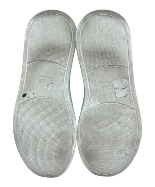 ZEGNA（ゼニア）ZEGNA (ゼニア) ローカットスニーカー ブラック×ブラウン サイズ:7 1/2の古着・服飾アイテム