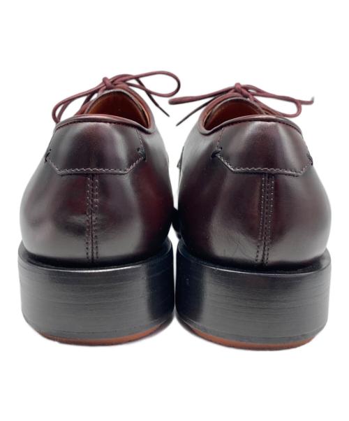 ERMENEGILDO ZEGNA（エルメネジルド・ゼニア）ERMENEGILDO ZEGNA (エルメネジルド・ゼニア) レザーシューズ ベージュ サイズ:7の古着・服飾アイテム