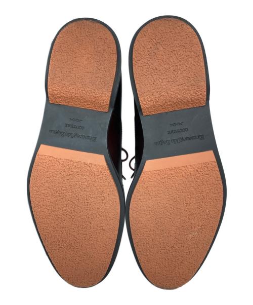 ERMENEGILDO ZEGNA（エルメネジルド・ゼニア）ERMENEGILDO ZEGNA (エルメネジルド・ゼニア) レザーシューズ ベージュ サイズ:7の古着・服飾アイテム