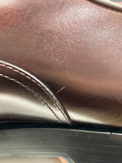 ERMENEGILDO ZEGNA（エルメネジルド・ゼニア）ERMENEGILDO ZEGNA (エルメネジルド・ゼニア) レザーシューズ ベージュ サイズ:7の古着・服飾アイテム