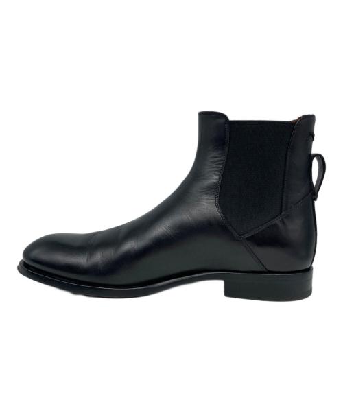 ERMENEGILDO ZEGNA（エルメネジルド・ゼニア）ERMENEGILDO ZEGNA (エルメネジルド・ゼニア) VIENNA BLAKE CHELSEA BOOT/ウィーンブレイクチェルシーブーツ ブラック サイズ:7の古着・服飾アイテム