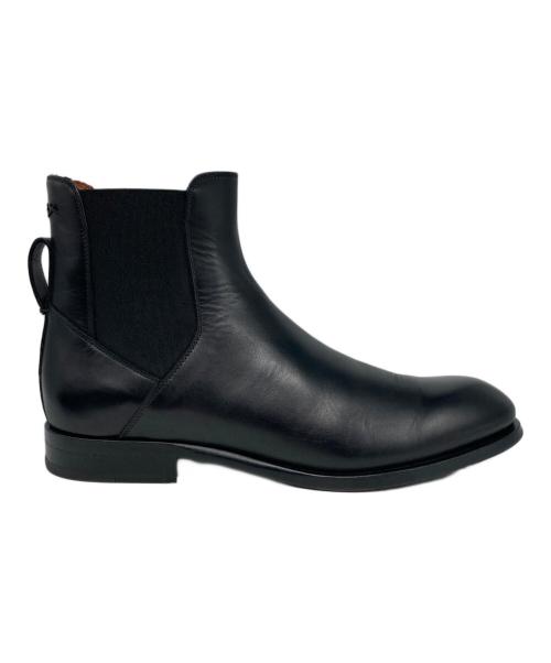 ERMENEGILDO ZEGNA（エルメネジルド・ゼニア）ERMENEGILDO ZEGNA (エルメネジルド・ゼニア) VIENNA BLAKE CHELSEA BOOT/ウィーンブレイクチェルシーブーツ ブラック サイズ:7の古着・服飾アイテム