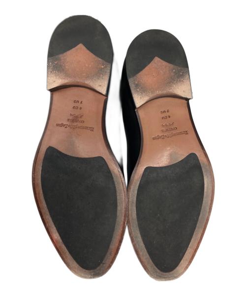 ERMENEGILDO ZEGNA（エルメネジルド・ゼニア）ERMENEGILDO ZEGNA (エルメネジルド・ゼニア) VIENNA BLAKE CHELSEA BOOT/ウィーンブレイクチェルシーブーツ ブラック サイズ:7の古着・服飾アイテム