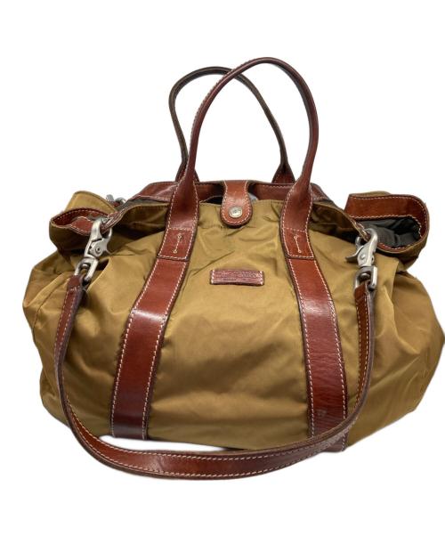 Daniel&Bob（ダニエル＆ボブ）Daniel&Bob (ダニエル＆ボブ) 2WAYショルダーバッグ ベージュ×ブラウンの古着・服飾アイテム