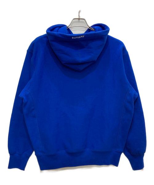 SUPREME（シュプリーム）SUPREME (シュプリーム) Portrait Hooded Shirt/ポートレート フーディシャツ ブルー サイズ:Ｓの古着・服飾アイテム
