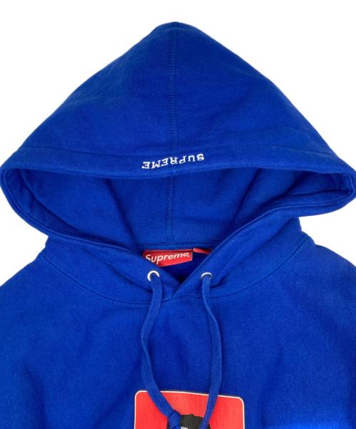 SUPREME（シュプリーム）SUPREME (シュプリーム) Portrait Hooded Shirt/ポートレート フーディシャツ ブルー サイズ:Ｓの古着・服飾アイテム