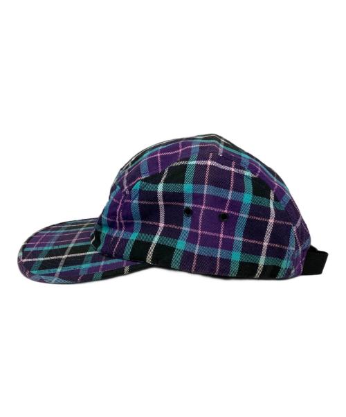 SUPREME（シュプリーム）SUPREME (シュプリーム) Tartan Plaid Camp Cap/タータンプタッロドキャンプキャップ パープルの古着・服飾アイテム
