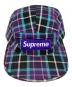 SUPREME (シュプリーム) Tartan Plaid Camp Cap/タータンプタッロドキャンプキャップ パープル：10000円