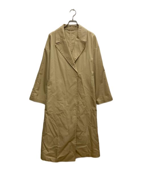 JOURNAL STANDARD relume（ジャーナルスタンダード レリューム）JOURNAL STANDARD relume (ジャーナルスタンダード レリューム) オーガニックコットン混ステンカラーコート ベージュ サイズ:38の古着・服飾アイテム