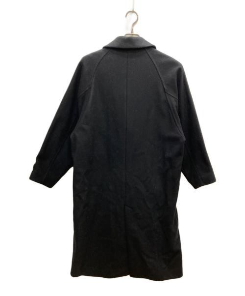 JOURNAL STANDARD relume（ジャーナルスタンダード レリューム）JOURNAL STANDARD relume (ジャーナルスタンダード レリューム) Bellandiラグランスリーブロングコート ブラック サイズ:38の古着・服飾アイテム