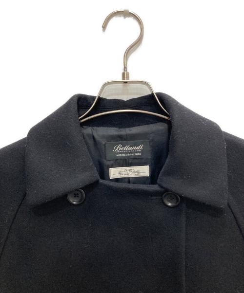 JOURNAL STANDARD relume（ジャーナルスタンダード レリューム）JOURNAL STANDARD relume (ジャーナルスタンダード レリューム) Bellandiラグランスリーブロングコート ブラック サイズ:38の古着・服飾アイテム