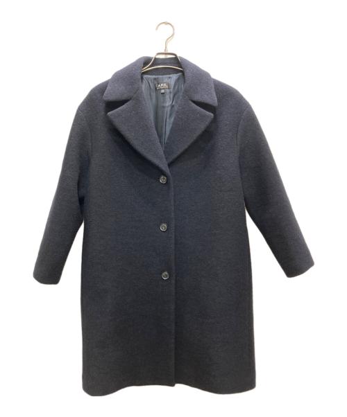 A.P.C.（アーペーセー）A.P.C. (アーペーセー) チェスターコート ネイビー サイズ:34の古着・服飾アイテム