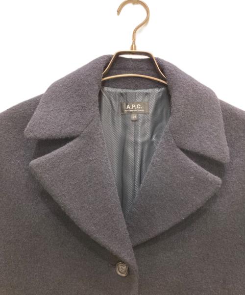A.P.C.（アーペーセー）A.P.C. (アーペーセー) チェスターコート ネイビー サイズ:34の古着・服飾アイテム