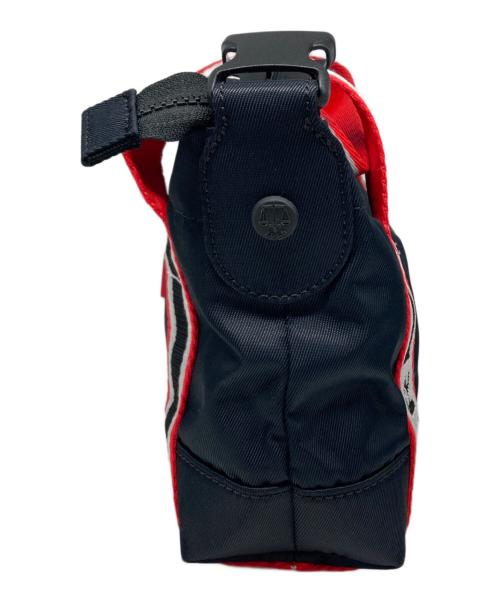 HUNTER（ハンター）HUNTER (ハンター) ナイロンミニ トップクリップトート バッグ レッド×ブラックの古着・服飾アイテム