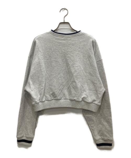 KEBOZ（ケボズ）KEBOZ (ケボズ) ショート丈スウェット グレー サイズ:Ｌの古着・服飾アイテム