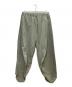 KEBOZ（ケボズ）の古着「ワンポイントロゴワイドパンツ」｜カーキ
