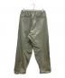 KEBOZ (ケボズ) ワンポイントロゴワイドパンツ カーキ サイズ:LARGE：5000円