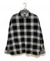 KEBOZ（ケボズ）の古着「OMBRE CHECK SHIRT/オンブレチェックシャツ」｜ブラック×ホワイト