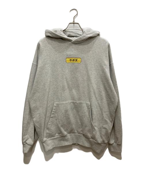 KEBOZ（ケボズ）KEBOZ (ケボズ) ロゴパーカー グレー サイズ:ＸＬの古着・服飾アイテム