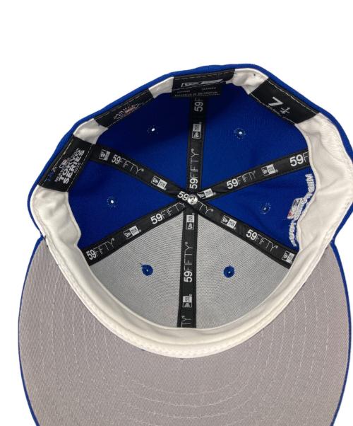 KEBOZ（ケボズ）KEBOZ (ケボズ) New Era (ニューエラ) ロゴキャップ ブルー サイズ:57.7cmの古着・服飾アイテム