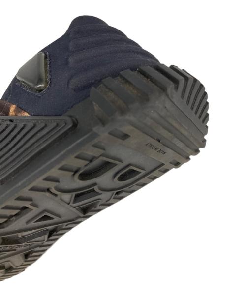 DOLCE & GABBANA（ドルチェ＆ガッバーナ）DOLCE & GABBANA (ドルチェ＆ガッバーナ) レオパード柄スニーカー ブラック×ベージュ サイズ:37の古着・服飾アイテム