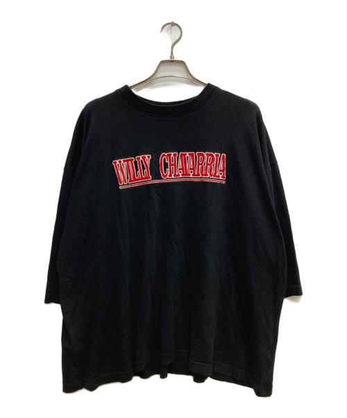 WILLY CHAVARRIA（ウィリーチャバリア）WILLY CHAVARRIA (ウィリーチャバリア) ロゴTシャツ ブラック サイズ:Ｌの古着・服飾アイテム