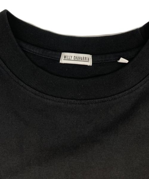WILLY CHAVARRIA（ウィリーチャバリア）WILLY CHAVARRIA (ウィリーチャバリア) ロゴTシャツ ブラック サイズ:Ｌの古着・服飾アイテム