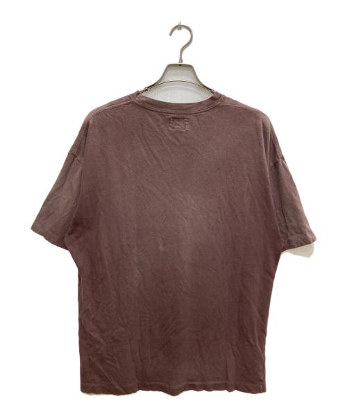 KAMIYA（カミヤ）KAMIYA (カミヤ) KMY-WOLF” Distressed Tee ボルドー サイズ:Ⅿの古着・服飾アイテム