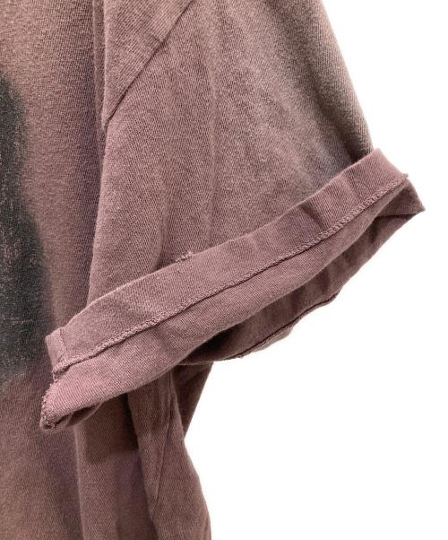 KAMIYA（カミヤ）KAMIYA (カミヤ) KMY-WOLF” Distressed Tee ボルドー サイズ:Ⅿの古着・服飾アイテム