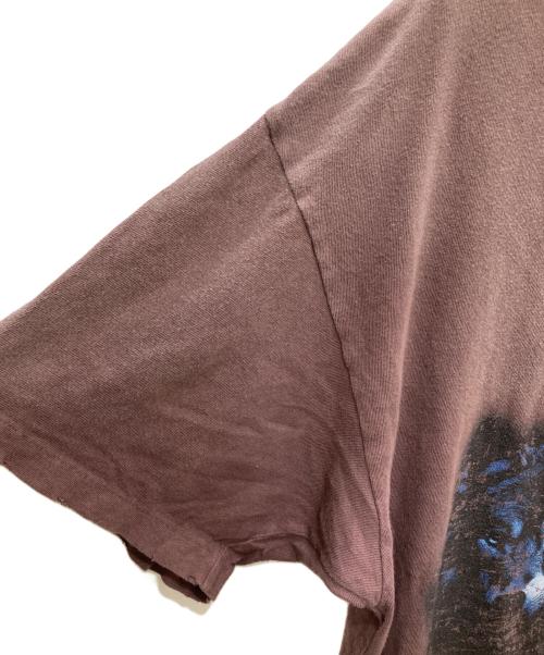 KAMIYA（カミヤ）KAMIYA (カミヤ) KMY-WOLF” Distressed Tee ボルドー サイズ:Ⅿの古着・服飾アイテム