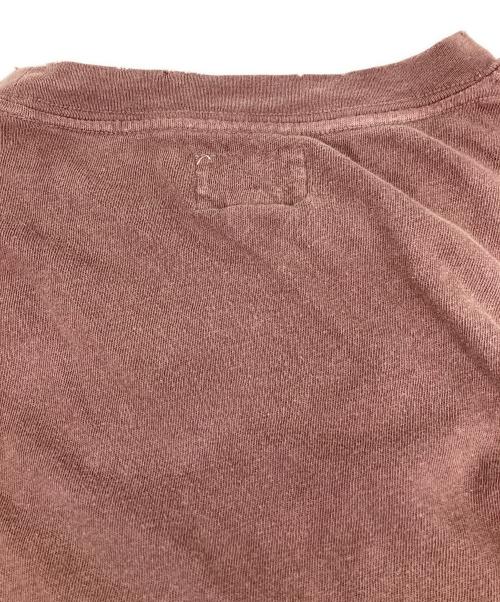 KAMIYA（カミヤ）KAMIYA (カミヤ) KMY-WOLF” Distressed Tee ボルドー サイズ:Ⅿの古着・服飾アイテム