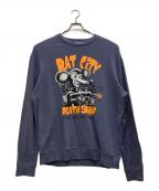 WRONG WEAR×RHC Ron Hermanロング ウェア×アールエイチシー ロンハーマン）の古着「Rat City SweatPullover/ラット　シティ　スウェット　プルオーバー」｜グレー