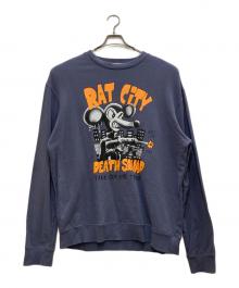 WRONG WEAR×RHC Ron Herman（ロング ウェア×アールエイチシー ロンハーマン）の古着「Rat City SweatPullover/ラット　シティ　スウェット　プルオーバー」｜グレー