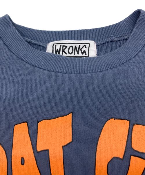 WRONG WEAR（ロング ウェア）WRONG WEAR (ロング ウェア) RHC Ron Herman (アールエイチシー ロンハーマン) Rat City SweatPullover/ラット　シティ　スウェット　プルオーバー グレー サイズ:ＸＬの古着・服飾アイテム