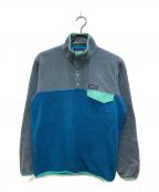 Patagoniaパタゴニア）の古着「ライトウェイト・シンチラ・スナップT」｜グレー×グリーン