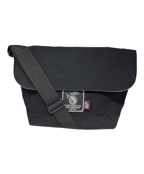 De Martini（ディ・マティーニ）De Martini (ディ・マティーニ) RHC Ron Herman (アールエイチシー ロンハーマン) 別注メッセンジャーバッグ ブラックの古着・服飾アイテム